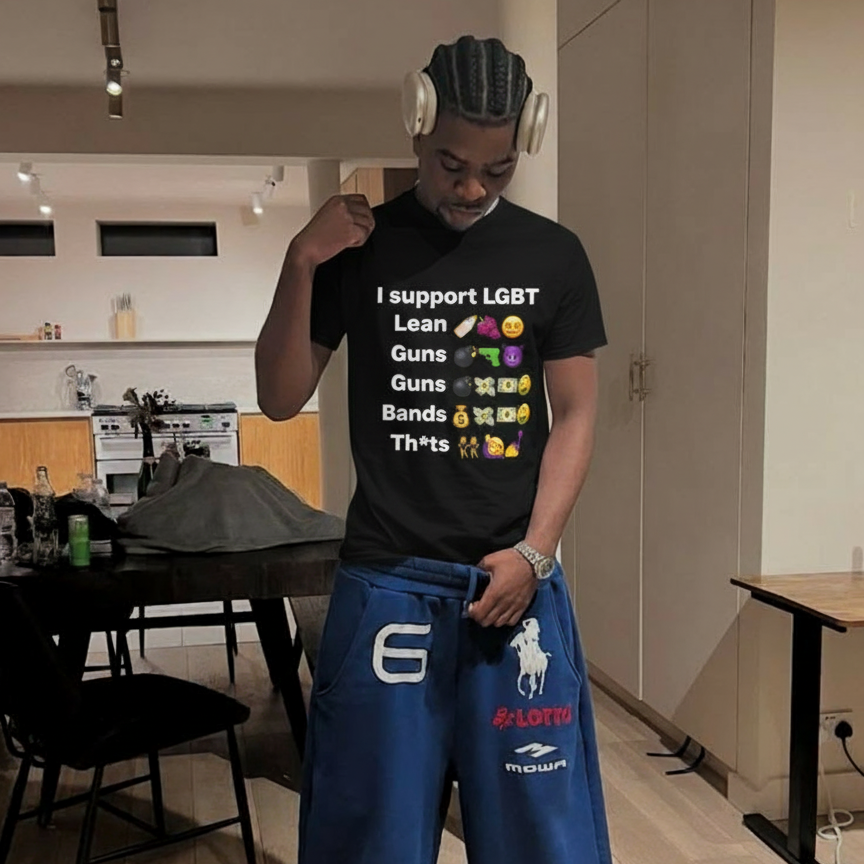 I SUPPORT LGBT GRAPHIC T-SHIRT