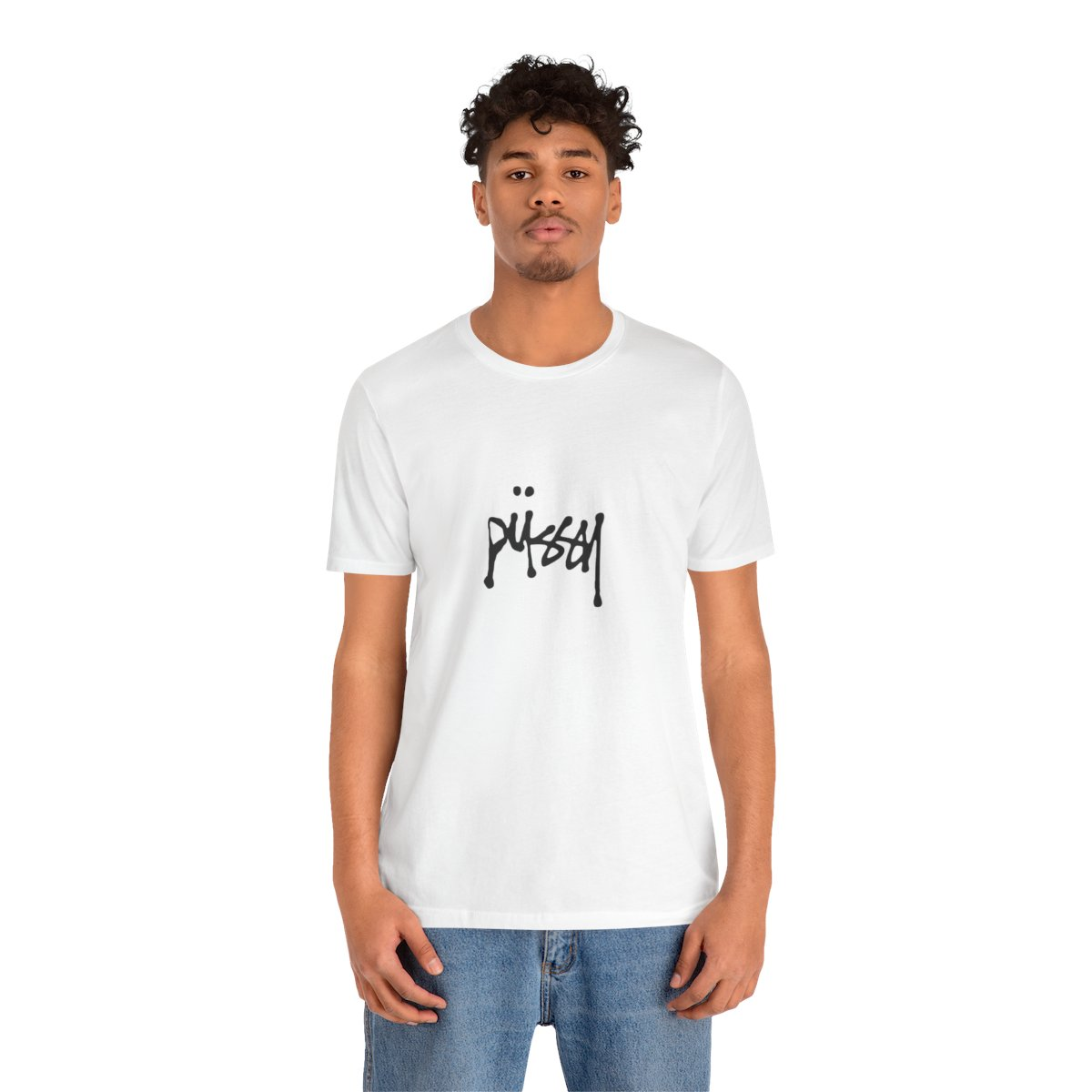 T-Shirt "PÜSSY" Schriftzug (groß)