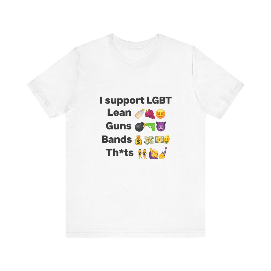 I SUPPORT LGBT GRAPHIC T-SHIRT